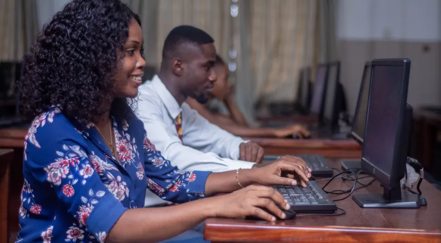 Students learning